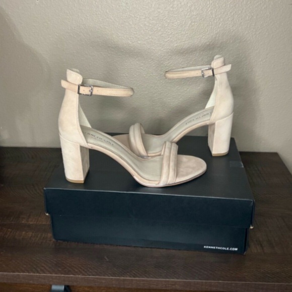 Kenneth Cole Lex Buff Nude Low Block 